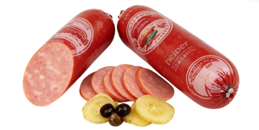 CSK-15/18 double clipper — clipped sausage product output