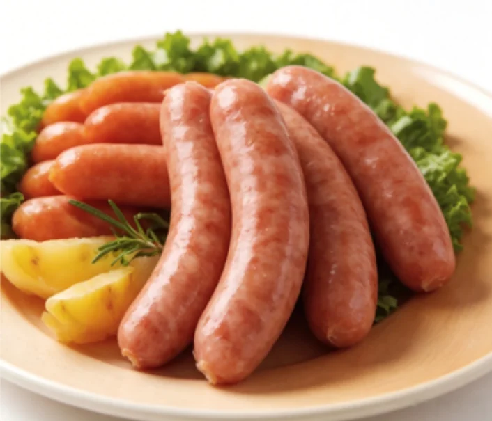 GQC-3000 drum sausage cutter — finished product output