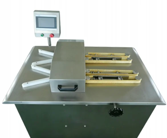 YG-6 Sausage String Tying Machine in production — string tying detail